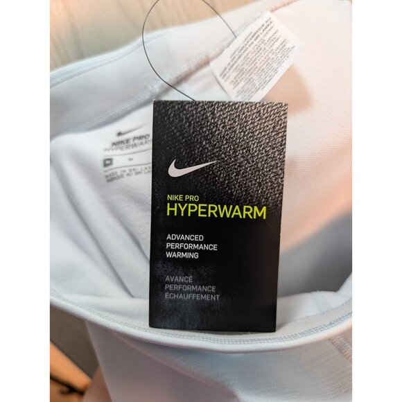 Nike Pro Hyperwarm White Leggings SIZE Medium Orig $70 854965-043 - Picture 7 of 11